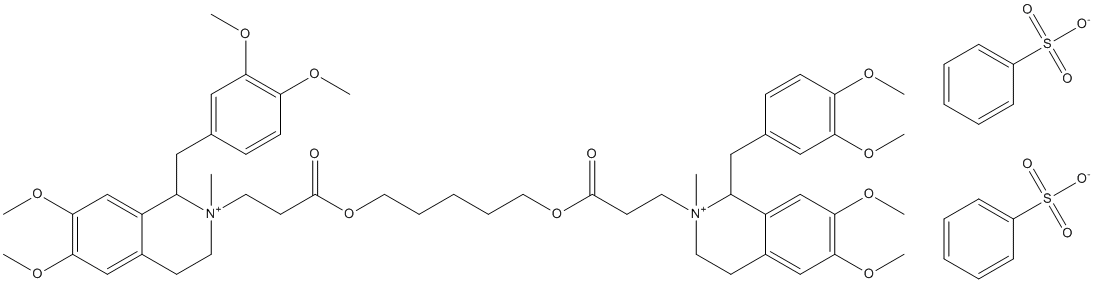 Atracurium besylate Structure